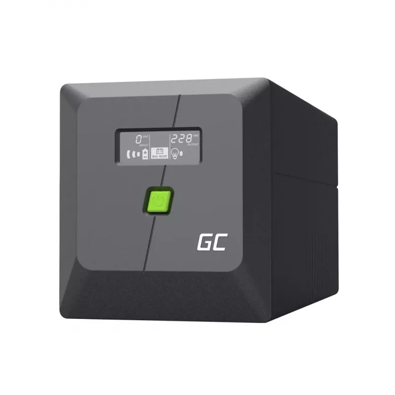 Green Cell katkematu toiteallikas (UPS) Line-Interactive 1 kVA 600 W 4 vahelduvvoolu pistikupesa