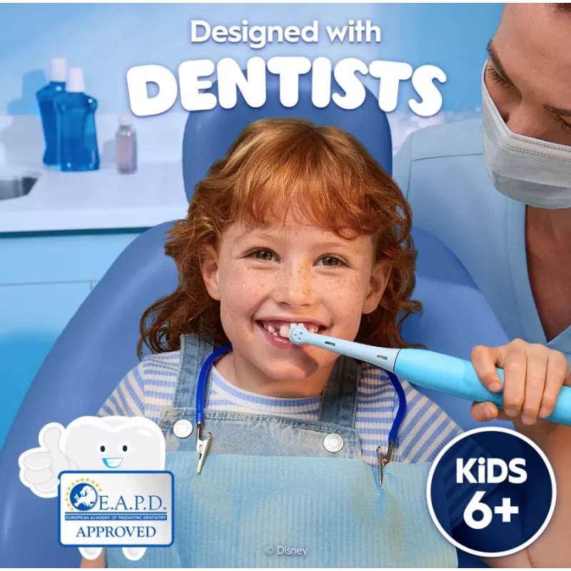 Oral-B iO Kids Disney Stitch elektrihambahari reisikotiga, 6+ aastat | Laetav | Lastele | Harjapeade arv: 1 | Hambapesurežiimide arv: 3