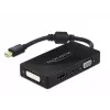 Adapter DeLOCK Mini DisplayPort 1.2 VGA-le HDMI-le DVI-le Audio 4K passiivne must