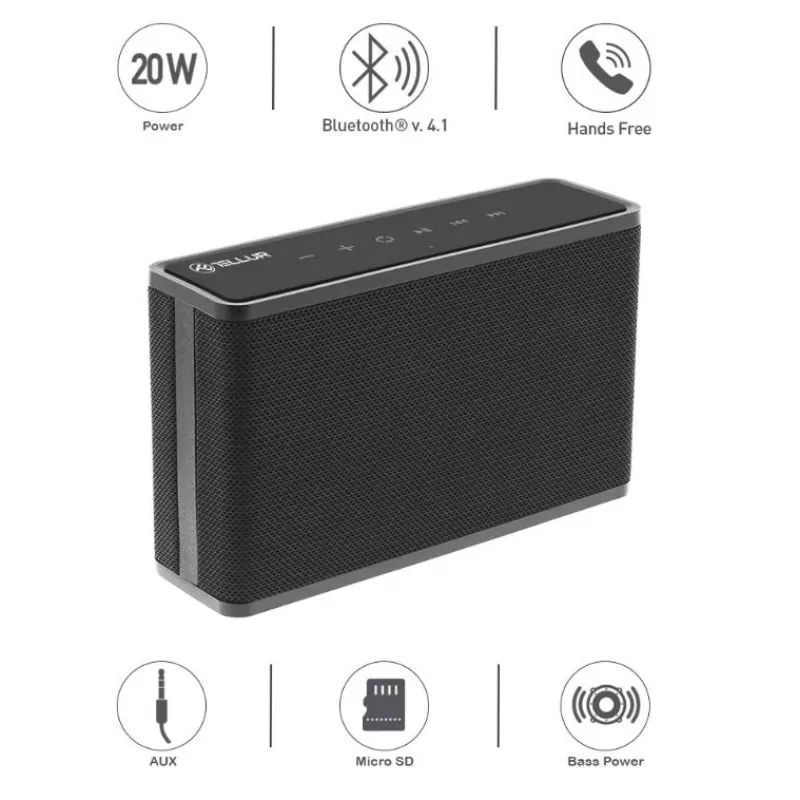 Kaasaskantav kõlar Tellur Bluetooth-kõlar Apollo must