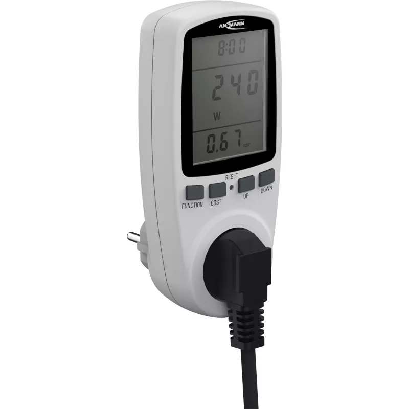 Energiakulumõõtur ANSMANN APM2 120-0007 LCD-ekraaniga