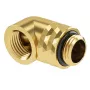 Adapter Barrow G1/4 tolline 90° pööratav isane-ema TDWT90-V2.5 kuldne