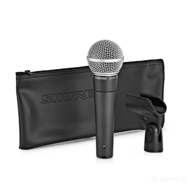 Shure SM58SE - dünaamiline, kardioidne vokaalmikrofon lülitiga