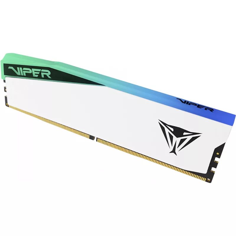 DIMM 48 GB DDR5-6000 (2x 24 GB) kahekomplekt, mälu, valge, PVER548G60C42KW, Viper Elite 5 RGB, INTEL XMP, AMD EXPO