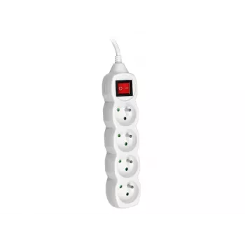 PowerWatch 3 m (4 pistikupesa) valge toitelülitiga
