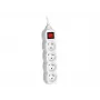PowerWatch 3 m (4 pistikupesa) valge toitelülitiga