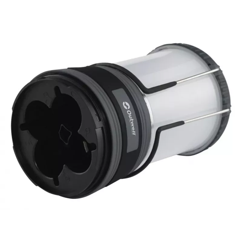 USB-toitel matkalatern Outwell Carnelian DC 1000, LED 1000 lm, 2700 K, Li-Ion, ABS/alumiinium, 115×115×200 mm