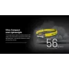 Nitecore NU27 otsmikulamp must, kollane peapaelaga LED-lamp