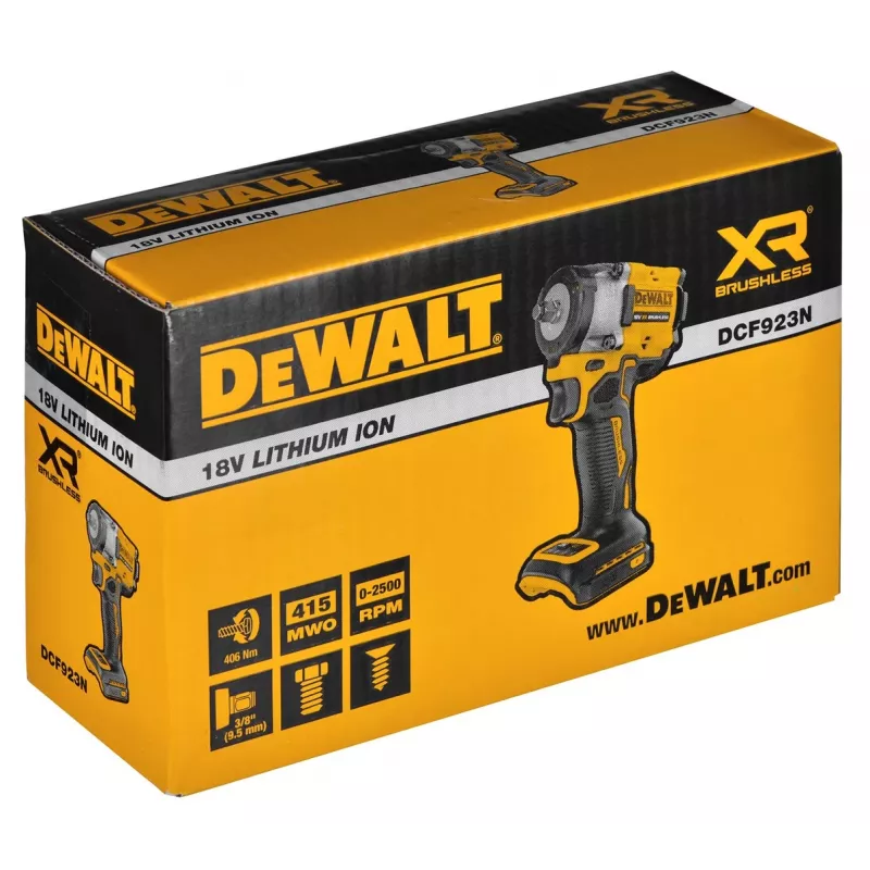 Löökvõtme DeWALT DCF923N-XJ 3/8 tolli 18 V suur pöördemoment
