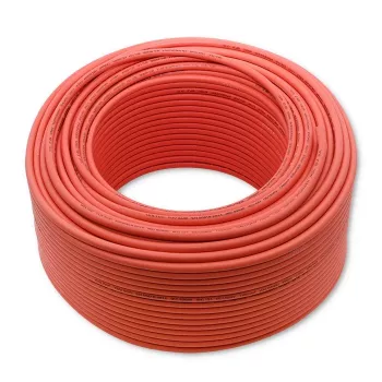 Päikesekaabel QOLTEC 53852 6 mm², 100 m rull, punane