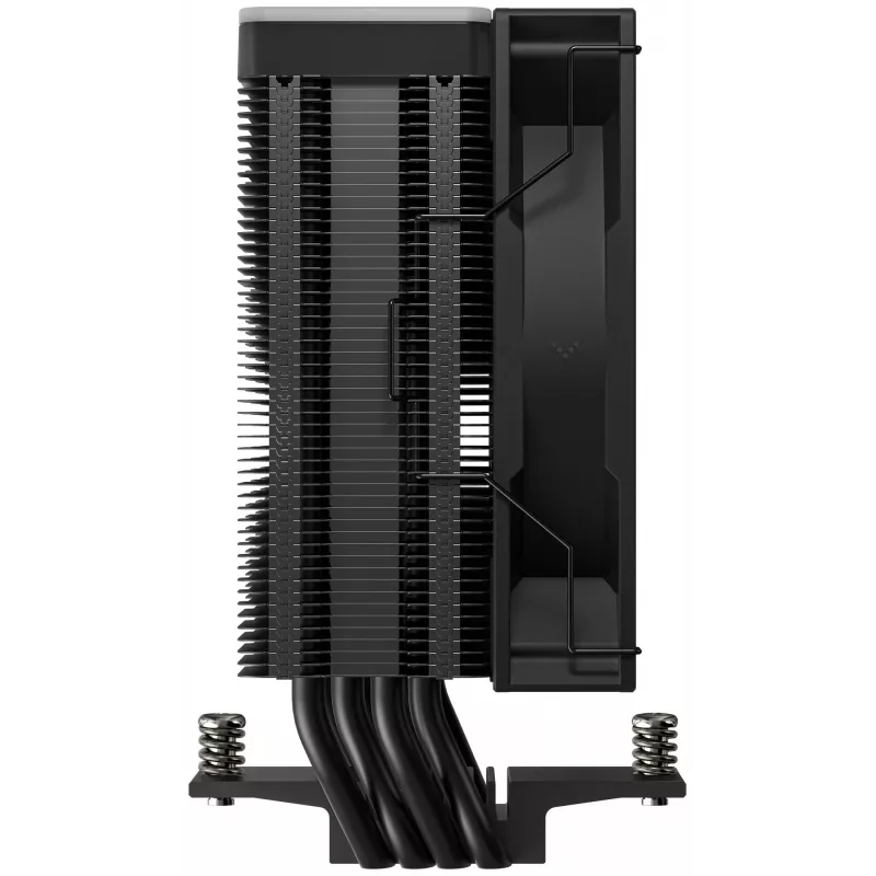 Ventilaator DeepCool AG400 BK ARGB V2 120 mm Must — 120 mm hüdraulilise laagriga protsessori jahutusventilaator, mitme pesa tugi