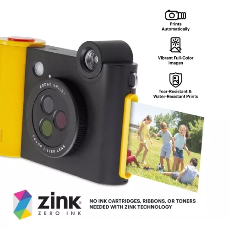 Kodak SMILE+ 2x3 Must kiirtrükikaamera