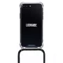 Telefoni kaelakee ümbris Lookabe iPhone 7/8 Plus jaoks — kuldne kett, must tasku