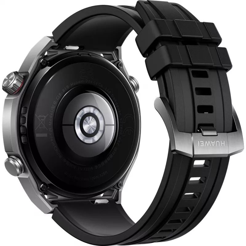 Huawei Watch Ultimate – nutikell rihmaga – hüdrogeenitud nitriilkummi (HNBR) – randme suurus: 140–210 mm – Ekraan 3,8 cm (1,5) – NFC, Bluetooth