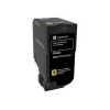 Toonerikassett Lexmark 74C0S40 3000 lehekülge kollane