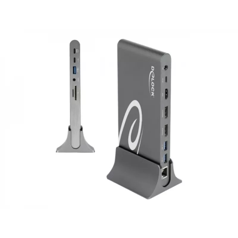 Docking Station DeLOCK USB USB-C DP 1.4 Triple 4K Display