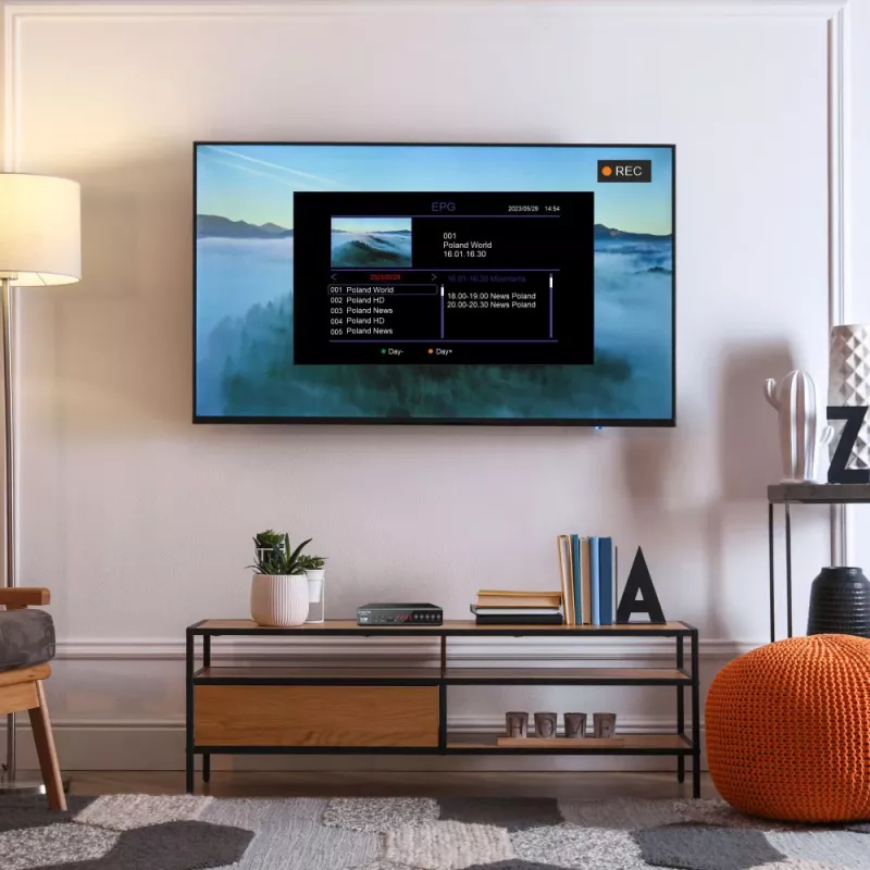 Digitaalne TV-vastuvõtja MANTA DVBT025PRO DVB-T2 Full HD tugi USB-salvestus