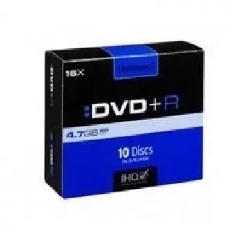 Intenso - 10 x DVD+R - 4,7GB 16x - õhuke Jewel Case (4111652)