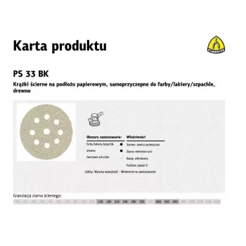 K.PUCK 225 PS33BK gr.150 OTW. GLS38 /50pcs.