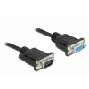 Jadakaabel DeLOCK 86598 Must 5 m RS-232 Sub-D9