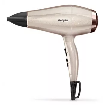Föön BABYLISS 5914PE — 2000 W, alalisvoolumootor, 3 kuumuseastet, 2 kiirust, jahutusõhu funktsioon, must/kuldne/roosa kuldne
