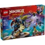 LEGO NINJAGO komplekt 71843 Rogue’i mech-lohe ratsanik — 584 tk, 4 minifiguuri, mudeli kõrgus 190 mm