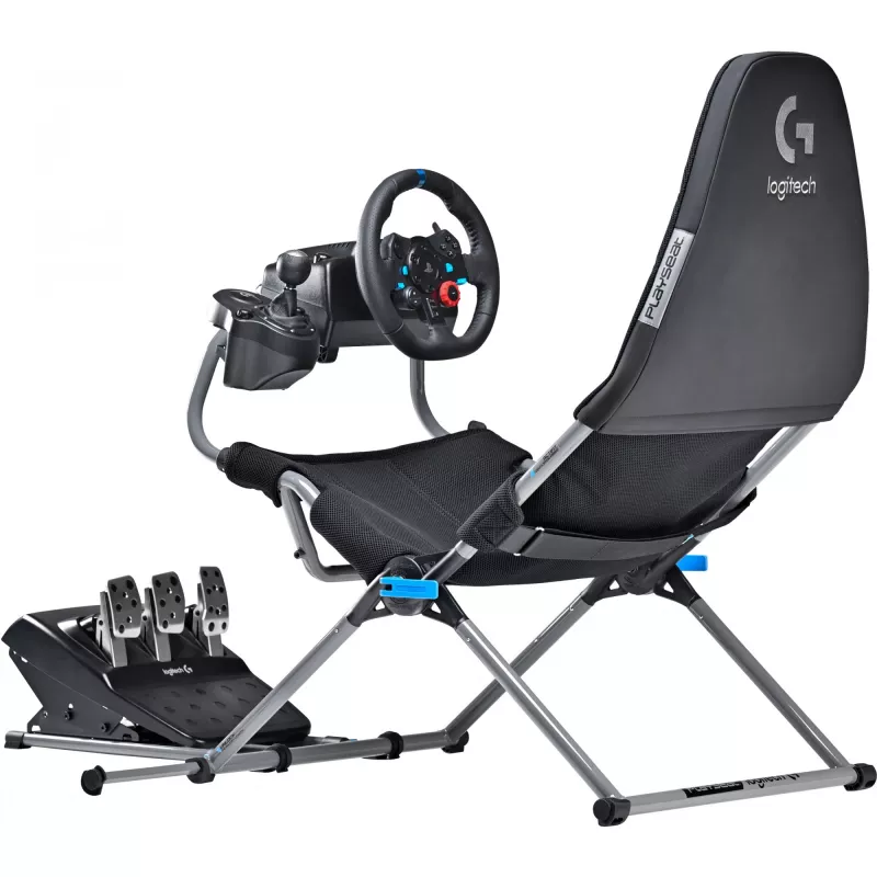 Playseat Challenge X - Logitech G Edition konsoolimängude tool must, hall