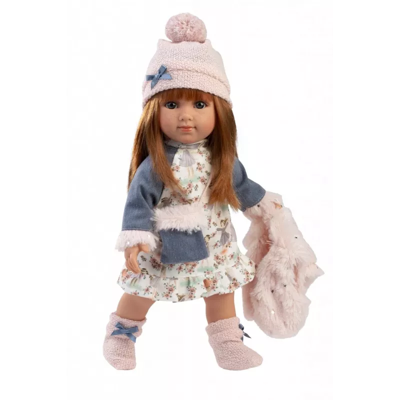 Nukk Llorens Nicole 35 cm — realistlikud näojooned, pehme keha, beebinukk