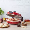 Pitsavalmistaja Petra PT5666VDE Bella Pizza 1200 W mittenakkuva pinnaga, lauapealne pitsaahi