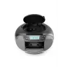 Raadiomängija JVC RC-E444B must, CD-mängija ja FM-tuuneriga
