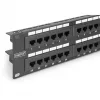DIGITUS - Jaotuspaneel - RJ-45 X 48 - Hall, RAL 7035 - 2U - 48 porti (DN-91648U)