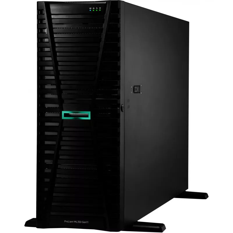 HPE ProLiant ML350 Gen11 - Server - Tower - 4U - zweiweg - 1 x Xeon Silver 4510 / 2.4 GHz - RAM 64 GB - SATA/SAS/NVMe - Hot-Swap 6.4 cm (2.5) - Smart 