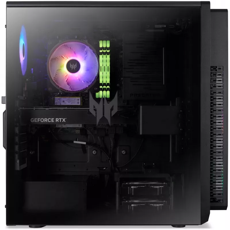 Lauaarvuti Acer Predator PO5-660 — Intel Core Ultra 7 265F 5.3 GHz, 32 GB DDR5, 2 TB SSD, NVIDIA GeForce RTX 5070, Windows 11 Home, Must