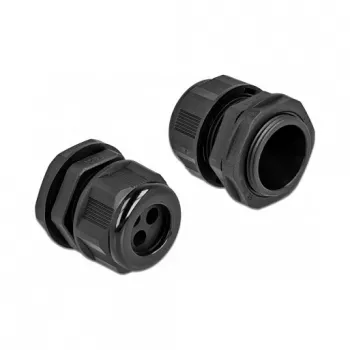 Kaabliläbiviik DeLOCK 60377 Must Plast 2 tk