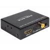 HDMI stereo / 5.1 kanali heli eraldaja 4K, adapter must