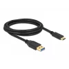 DeLOCK SuperSpeed USB (USB 3.2 Gen 2) Type-A kuni USB-C kaabel, 2 m