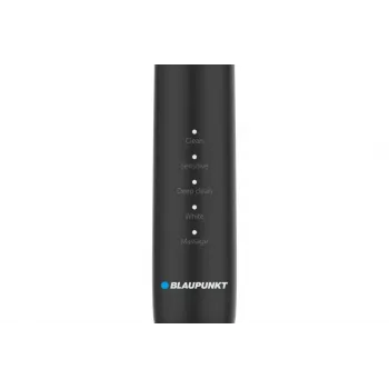Elektriline hambahari BLAUPUNKT DTS201BK — laetav helitehnoloogiaga, must, 2-min taimer, sisseehitatud 5 V aku