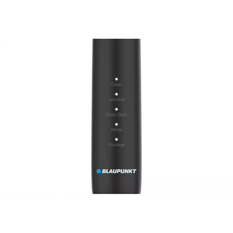Elektriline hambahari BLAUPUNKT DTS201BK — laetav helitehnoloogiaga, must, 2-min taimer, sisseehitatud 5 V aku