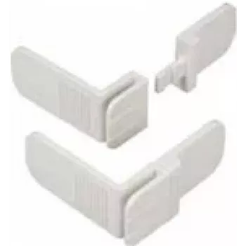 Lastekapilukk Olympia BS 820, valge, 2 tk, 86×80×38 mm