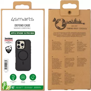 4smarts Defend ümbris Apple'ile - iPhone 16 Pro Max MagSafe-ühilduv