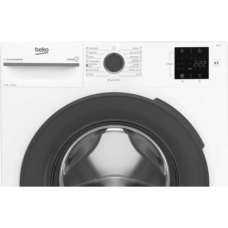BEKO pesumasin BM1WFSU39223WA, 9 kg, energiaklass B, 1200 p/min, sügavus 54,6 cm