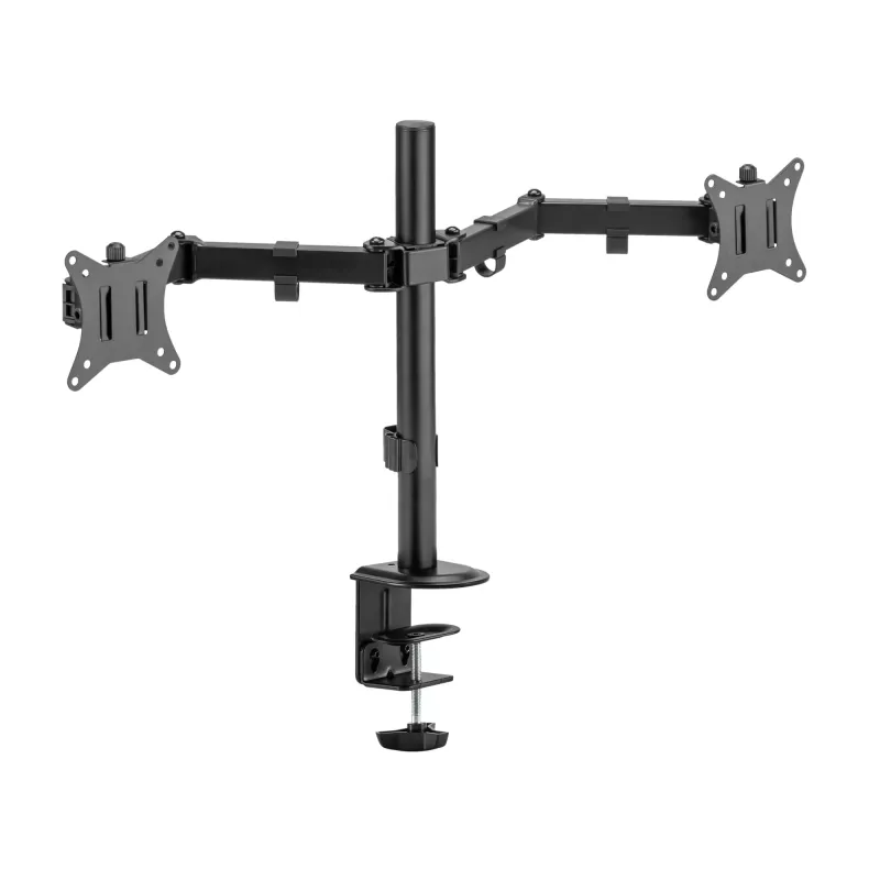 Seinale kinnitatav monitorihoidik SBOX LCD-352/2-2 13–32-tollistele ekraanidele, kaheharuline, 2×8 kg kandevõime, VESA 100×100