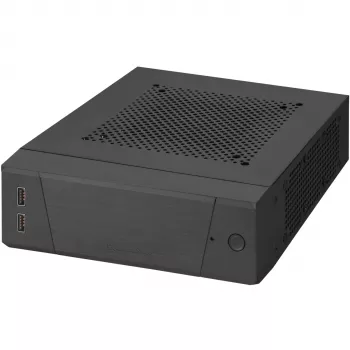 SilverStone MILO ML10 - USFF - Mini-ITX - toiteplokita - must - USB/Heli (SST-ML10B)