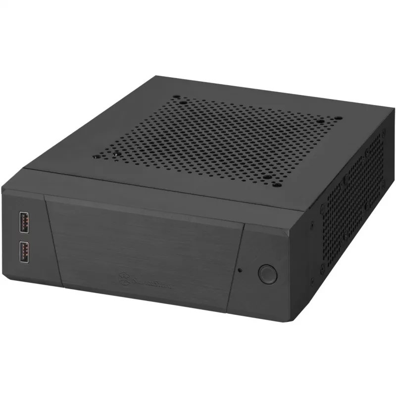 SilverStone MILO ML10 - USFF - Mini-ITX - toiteplokita - must - USB/Heli (SST-ML10B)