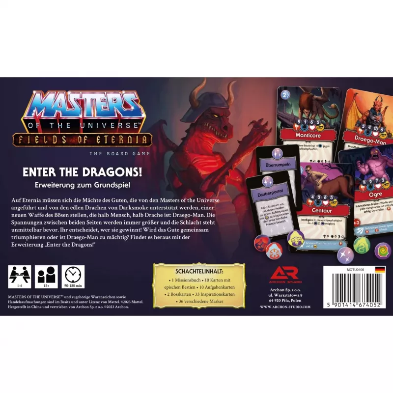 “Masters of the Universe Fields of Eternia – Enter the Dragons”, lauamängu laiendus