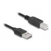 USB-kaabel DeLOCK 90130 USB 2.0 0,8 m Must