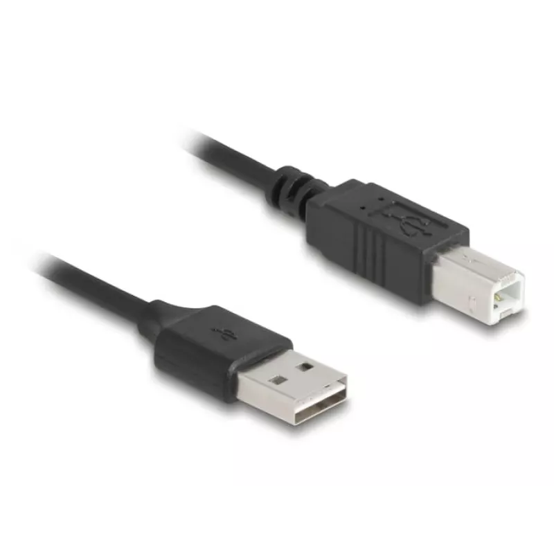 USB-kaabel DeLOCK 90130 USB 2.0 0,8 m Must
