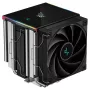 CPU õhujahuti DeepCool AK620 Digital SE, kahetorniline, 6x Ø6mm soojustoru, 2x 120mm PWM ventilaatorit, RGB, kõrgus 161 mm