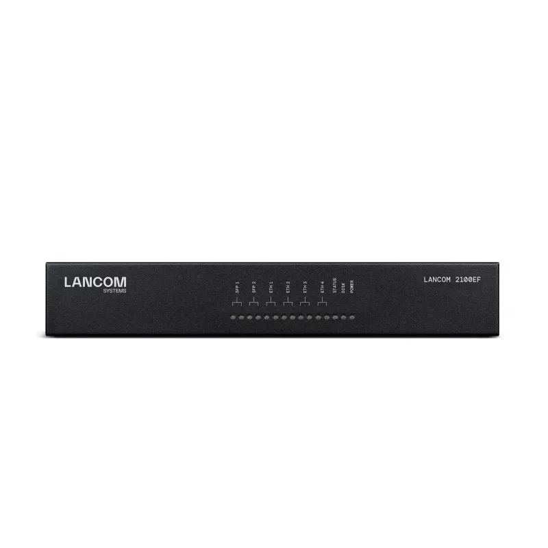 LANCOM 2100EF - SD-WAN lüüs - fiibriga ja Ethernetiga - 1GbE, 2.5GbE - 1U - pilvehallatav - laua/riistpaigaldus (61109)