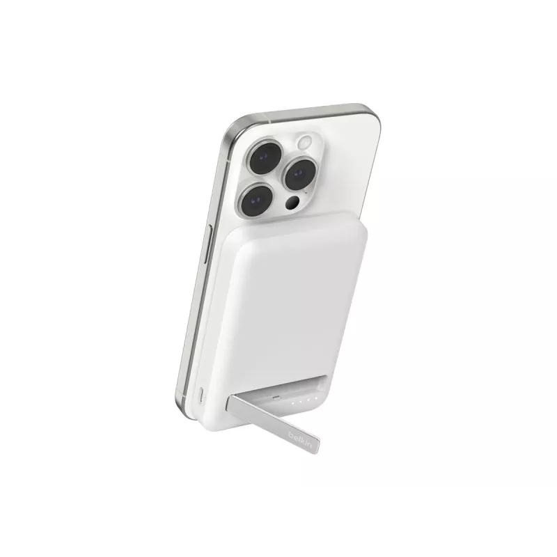 Belkin BoostCharge Pro 8000 mAh juhtmevaba laadimine Valge